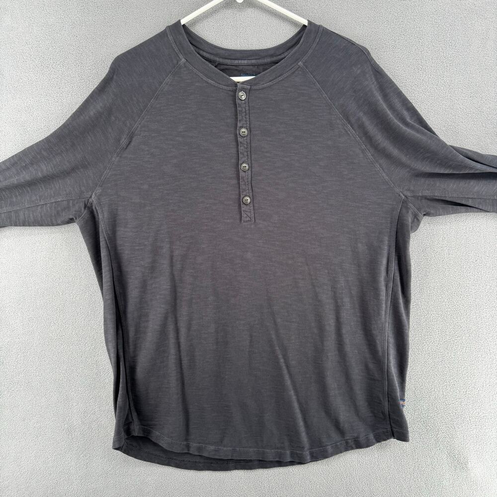 Good Man Brand Shirt Mens XL Black Long Sleeve 100% Cotton Button Neckline - Picture 3 of 14